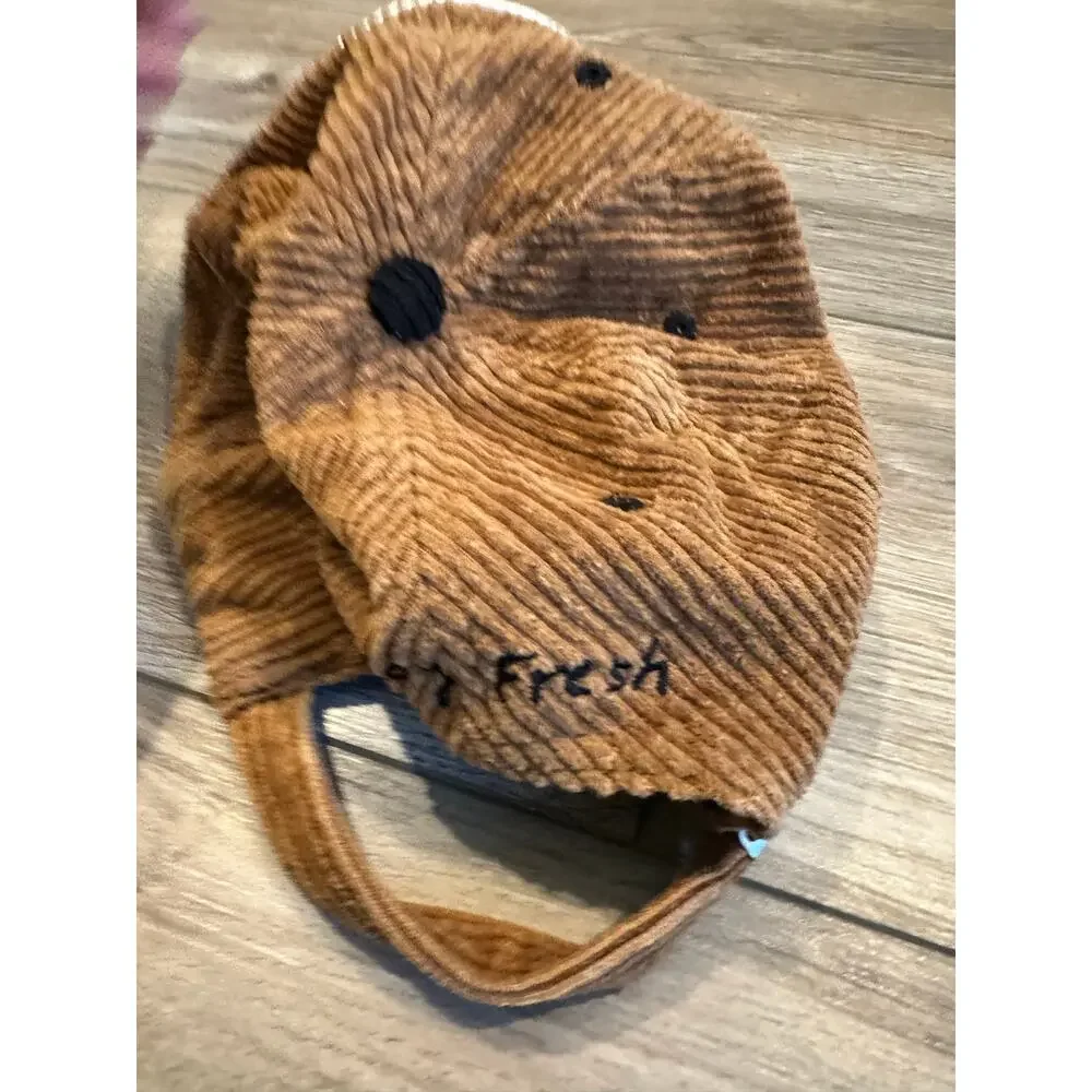 Teddy Fresh Corduroy Hat Tan & Black